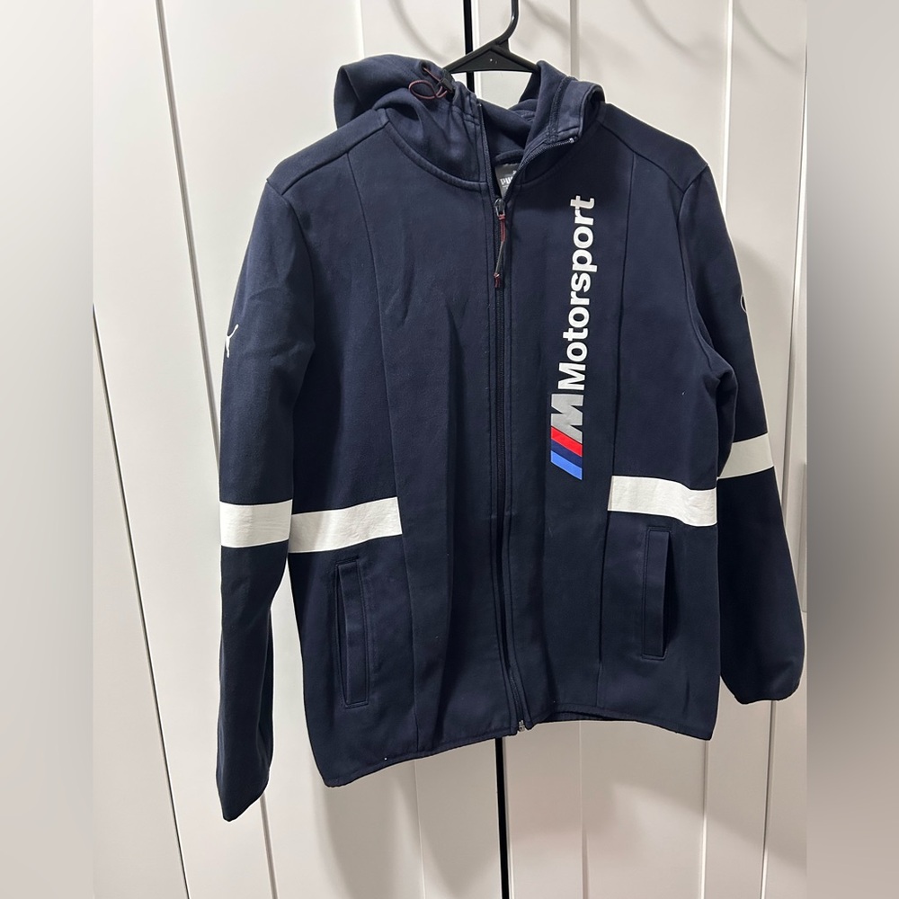 Puma x BMW Motorsport M Series Racing Athlesiure Zip-Up Hoodie